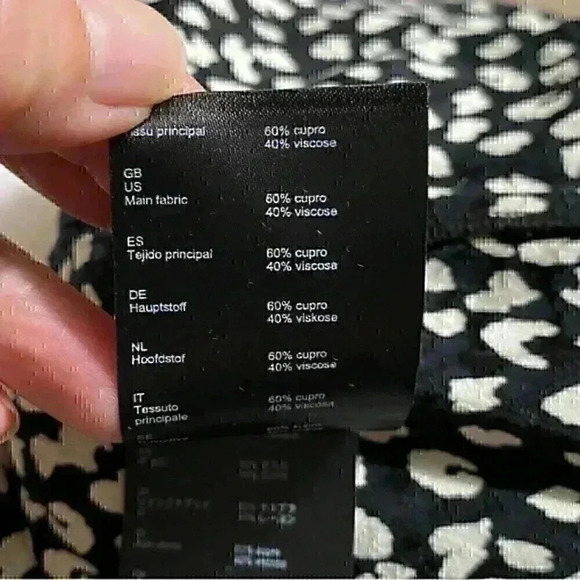 Maje Ripi Dress M Black Twist Detail Animal Print Mini Party Date Night NWT - Picture 11 of 12